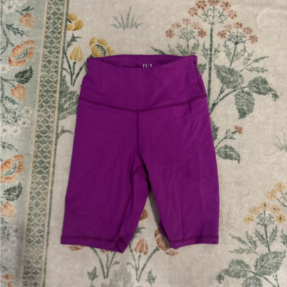 Neon Purple IVL Collective Biker Shorts